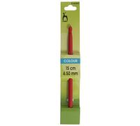 Pony Coloured: Crochet Hook: Plastic: 15cm x 6.50mm, Multi, 6.5mm