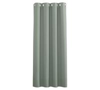 PONY DANCE Eyelet Blackout Curtains, W 52 x L 84 inches, 1 Panel, Sage Green