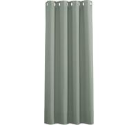 PONY DANCE Eyelet Blackout Curtains, W 52 x L 90 inches, 1 Panel, Sage Green