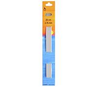 Pony Double Ended Knitting Pins – Aluminium, Multi-Colour, 3.75mm, 20 cm – Set of 4