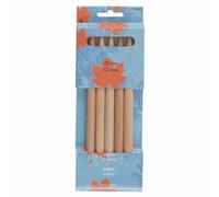 Pony Double Ended Maple Wood Knitting Pins - 20Cm x 12.00mm, Set of 5