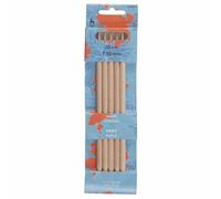 Pony Double Ended Maple Wood Knitting Pins - 20Cm x 7.50mm, Set of 5