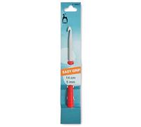 Pony Easy Grip Crochet Hook, Aluminium,Assorted Colours, 6.5 x 3.1 x 21 cm