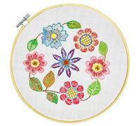 Pony Easy Stitch Embroidery Kit Floral 1pc