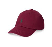 Pony Embroidered Cotton Cap - male - Polo Ralph Lauren - Hats & Caps - Red - ONE SIZE - Accessories ONE SIZE