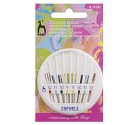 Pony Eye Hand Sewing Needle Compact: Crewels, Multi-Colour, one Size
