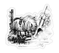 Pony Fail Thelwell Cartoon Sticker Size S (10 x 10 cm)