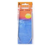 Pony Fixed Circular Classic Knitting Pins, Aluminium, Multi-Colour, 8 x 4 x 21 cm
