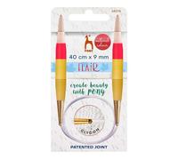 Pony Flair Circular Knitting Needles Wood 40cm 9.00mm - 1pc