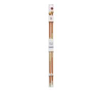 Pony Flair Single Pointed Knitting Needles Wood 40cm 5.00mm - 1 Piece