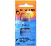 Pony Gold Eye Sewing Needles: Betweens Size 4, Kunststoff, Multi-Colour