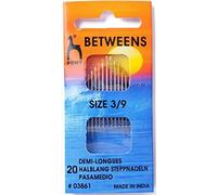 Pony Gold Eye Sewing Needles: Crewels Size 3-9, Multi-Colour