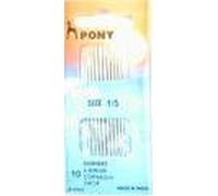 Pony Gold Eye Sewing Needles: Darners Size 1-5, Multi-Colour