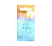 Pony Glovers/Leather Gold Eye Hand Needles Size 6/8