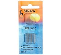 Pony Gold Eye Sewing Needles: Milliners Size 10, Metal, Multi-Colour