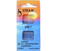 Pony Gold Eye Sewing Needles: Milliners Size 7, Metal, Multi-Colour