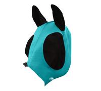 (Pony, Hunter/Black) Weatherbeeta Deluxe Stretch Horse Fly Mask With Ears