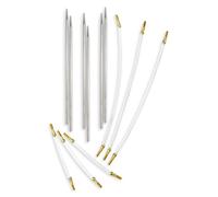 Pony Interchangeable Knitting Needle and Cable Set - Flexible and Lightweight, Patented Glydon Joint for DIY Knitting Projects, Solid Aluminium, 24 - 30 cm - 1 Set