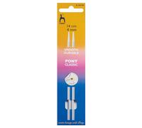 Pony Intertchangeable Aluminium Metal Classic Knitting Pin Tips - 14Cm x 4.00mm