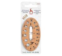 Pony Knitters Gauge Oval Wood - 1 Piece