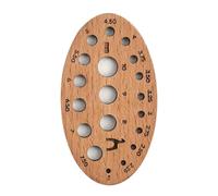 Pony Knitters Gauge Oval Wood - 1pc