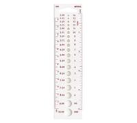 Pony Knitting Gauge – Multi-Colour – 4.5 x 3.9 x 24 cm