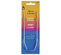 Pony Knitting Pins: Circular: Fixed: Classic: 100cm x 2.50mm