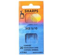 Pony Needles Gold Eye Hand Sewing Beading Between Tapestry Darner 22 Types 968D, 01863 Sharp 5/10