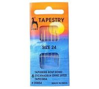 Pony Needles Gold Eye Hand Sewing Mix Beading Between Tapestry Wool 21 Type 030D, 05854 Tapestry 24