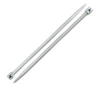 Pony P31667 | ABS Plastic Single Pointed Knitting Needle | 8mm x 25cm | 2 pack