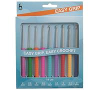 Pony P39810 Easy Grip Crochet Hook Set, Multi, 15 x 1.5 x 16 cm