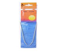 Pony P47604 | Aluminium Fixed Circular Knitting Needle/Pin | 2¾mm x 40cm (16in)