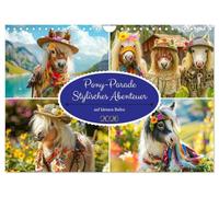 Pony parade. Stylish adventure on small hooves UK-Version (Wall Calendar 2026 DIN A4 Landscape), CALVENDO 12 Month Wall Calendar