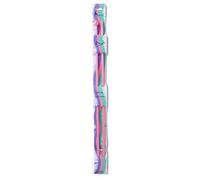 Pony Pearl jacket knitting needles, plastic, multicolored, 30 cm x 4.50 mm