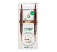 Pony Perfect Circular Knitting Needles Wood 80cm 9mm - 1pc