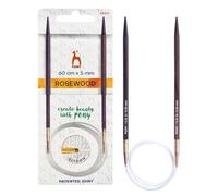 Pony Rosewood Circular Knitting Needles 60cm 5mm - 1pc