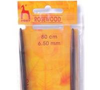 Pony Rosewood Circular Knitting Needles 80cm 6.50mm - 1pc