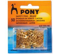Pony Safety Pins - per pack of 50