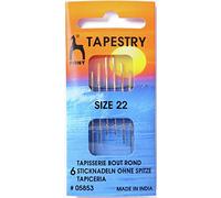Pony Sewing Needles: Tapestry Size 22, Multi-Colour