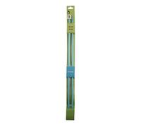 Pony Single-Ended Anodised Aluminium Knitting Pins, Multi-Colour, 5mm
