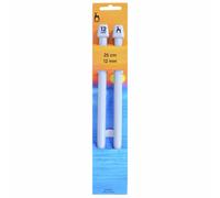 Pony Knitting Pins Classic – Single-Ended 12mm x 25cm – Multi-Colour