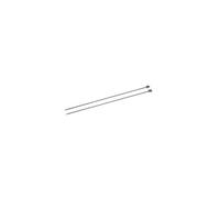 Pony Classic: Knitting Pins: Single Ended: 25cm x 3.25mm, Acrylonitrile Butadiene Styrene (ABS), White, 3.25mm