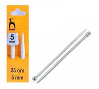 Pony Classic: Knitting Pins: Single Ended: 25cm x 5.00mm, Aluminium, Multicolor, 5mm