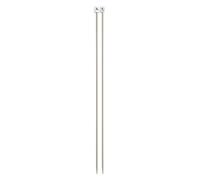 Pony Single Ended Classic Knitting Pins, Aluminium, 40cm Long x 4.50mm
