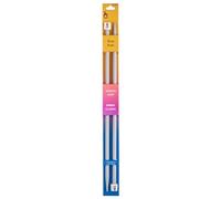 Pony Single Ended Classic Knitting Pins, Multi-Colour, 35cm x 8mm (Packaging may Vary)