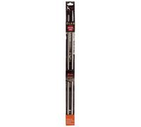 Pony Single Ended Elan Knitting Pins Stainless Steel with Rosewood Knob - 35Cm x 6.00mm
