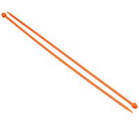 Pony Single Ended Pearl Knitting Pins, Multi-Colour, 30 cm x 3.75 mm