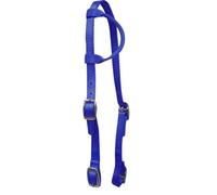 Pony Size Premium Nylon Single Ear Headstall (Royal Blue)