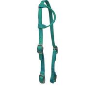 Pony Size Premium Nylon Single Ear Headstall (Teal)