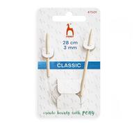 Pony Sock Circular Fixed Knitting Pins - 28Cm x 3.00mm